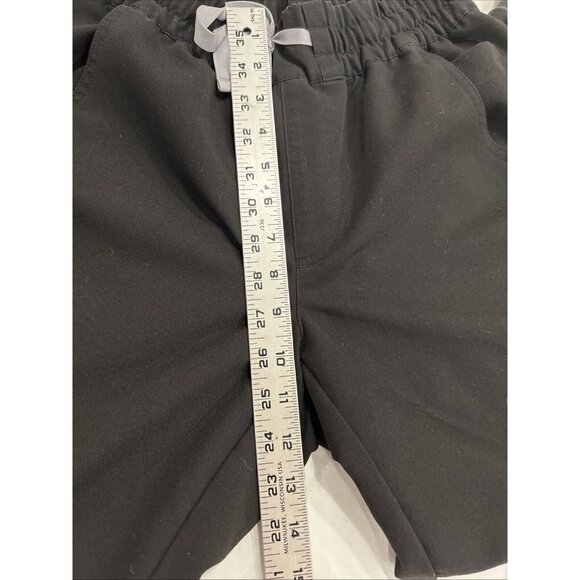 Figs Women Scrub Pants XS Black Jogger Stretch Technical Medical Drawstring - Picture 10 of 12